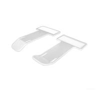 Supporto per biglietti di parcheggio per parabrezza auto, organizer in plastica trasparente a forma di T, per permessi di veicoli, biglietti da visita, liste della spesa, 7,5 x 4 cm, confezione da 1/2