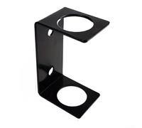 Supporto per bilanciere da parete, in acciaio, con fori da 52 mm, design salvaspazio per barre standard, resistente organizzazione di attrezzature per il fitness (foro singolo)