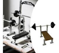 Supporto per bilanciere, modello di panca piana, ornamento realistico per