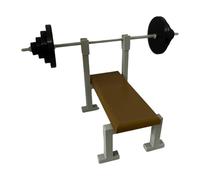 Supporto per Bilanciere, Modello di Panca Piana, Ornamento Realistico per Action Figure da 6'' 1:12