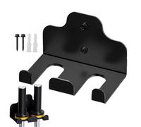 Supporto per bilanciere, montaggio a parete, verticale, supporto per bilancieri, tre ganci di sospensione, organizer per palestra, sollevamento, per allenamento della, casa