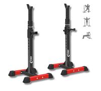 SUPPORTO PER BILANCIERE REGOLABILE IN ALTEZZA RASTRELLIERA RACK & DIP IN ACCIAIO