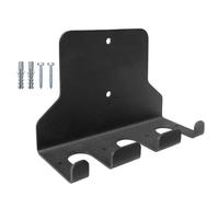 Supporto Per Bilanciere Verticale - Rastrelliera Per Montaggio A Parete In Acciaio Resistente, Portabilanciere, Nero Resistente | Rastrelliera Per Bilancieri Garage Domestico Fitness Power