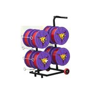 Supporto per bobine di filo, organizer mobile per cavi elettrici, dispenser | Supporto per bobine di filo per una conservazione efficiente e organizzazione dei cavi nei luoghi di lavoro