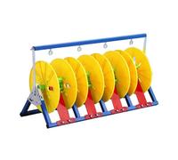 Supporto per bobine di filo per cavi, avvolgitore rotante indipendente per 4 bobine, dispenser per corde e paracord, strumento efficiente per nizzazione dei cavi