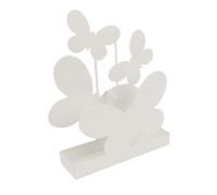 Supporto per bobine di mosche Fly Coil Rack, design creativo farfalle in acciaio inox, portatile, leggero, per famiglia, , amici