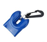 Supporto per bocchino per immersioni subacquee compatibile con regolatore di seconda fase, clip di fissaggio per polipo, struttura in PVC, collega saldamente il regolatore di backup al blu