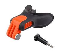 Supporto per bocchino per montaggio a bocca con adattatori ergonomici per 10 9 8 7 6 5 4 3 2 1Action Cameras Set di supporto per montaggio con vite lunga surf pattinaggio