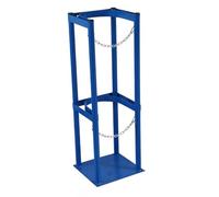 Supporto per bombola a gas da pavimento, ripiano fisso per serbatoi in metallo resistente, base per serbatoio Fac Ga, lunghezza 34 cm