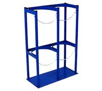 Supporto per bombola a gas da pavimento, ripiano fisso per serbatoi in metallo resistente, base per serbatoio Fac Ga, lunghezza 34 cm