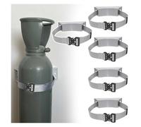Supporto Per Bombola Del Gas 1 2 3 4 5 Confezione Supporto Per Bombola Di Azoto Grigio, Supporto Universale Per Bombola Di Gas In ABS Per Bombola Da 8" Di Diametro(5 set)