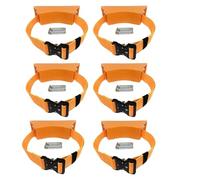 Supporto Per Bombola Del Gas 2 4 6 8 10 Confezioni Il Supporto Per Bombola Di Azoto Contiene 1 Bombola, Il Supporto Per Bombola Di Gas E Il Supporto A Parete Per Bombola Di Propano(Orange 6 pcs)