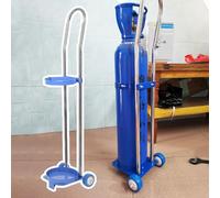 Supporto per Bombola del Gas Carrello Porta Bombole Per Bombole Di Ossigeno Da 10 15 20 Litri, Portatile, Con Ruote E Maniglia, Per Il Trasporto E Lo Stoccaggio Di Bombole Di Propano E Argon.(High 95c