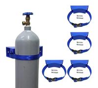 Supporto Per Bombola Del Gas Cinghia E Supporto Per Bombola Di Gas A Parete, Confezione Da 4 Supporti Per Bombole Di Ossigeno Singole Per Tutti I Tipi Di Bombole Di Gas(Blue 4 set)