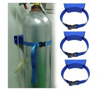 Supporto Per Bombola Del Gas Set Di 1, 2, 3, 4 E 5 Supporti Per Bombole Di Azoto Blu/arancione, Supporto Da Parete Per Bombole Di Gas E Supporto Per Bombole Di Propano(Blue 3 pack)
