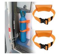 Supporto Per Bombola Del Gas Set Di 1, 2, 3, 4 E 5 Supporti Per Bombole Di Azoto Blu/arancione, Supporto Da Parete Per Bombole Di Gas E Supporto Per Bombole Di Propano(Orange 2 pack)