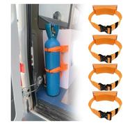 Supporto Per Bombola Del Gas Set Di 1, 2, 3, 4 E 5 Supporti Per Bombole Di Azoto Blu/arancione, Supporto Da Parete Per Bombole Di Gas E Supporto Per Bombole Di Propano(Orange 4 pack)