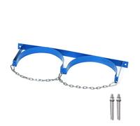 Supporto Per Bombola Del Gas Supporto Da Parete Per Bombola Di Gas - Capacità 1/2/3 Bombole, Supporto Per Bombola Di Azoto Per Impieghi Gravosi Per Officine/laboratori/ospedali(2 Bottle)