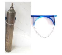 Supporto Per Bombola Del Gas Supporto Da Parete Per Bombole Di Ossigeno Per Laboratori/fabbriche/ospedali, Set Da 5, 10 E 15 Supporti Per Bombole Di Gas Con Catena Regolabile(10 pcs,1 Bottle length 13