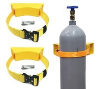 Supporto Per Bombola Del Gas Supporto Fisso Per Bombole Di Gas Da 2 Pezzi, Supporto Da Parete Per Bombole Di Ossigeno Industriale Per Roulotte/ambulanze/case Di Cura(Yellow 2pcs)