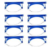 Supporto Per Bombola Del Gas Supporto Per Bombola Di Azoto Singola In Acciaio, Robusto Supporto Da Parete Per Bombola Di Propano E Supporto Per Bombola Di Ossigeno, Supporto Fisso(8 pack)