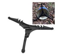 Supporto per bombola di gas butano con treppiede per cucinare in sicurezza all'aperto, elevata stabilità e struttura resistente, staffa comp