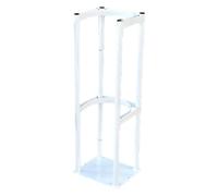 Supporto Per Bombola Di Ossigeno, Rastrelliera Per Bombole, Supporti Commerciali Per Bombole Di Azoto, Supporti Per Bombole Di Gas, Per Bombole Di Argon, Idrogeno E Co2, Blu - 2 Bombole, Bianco - 1 B