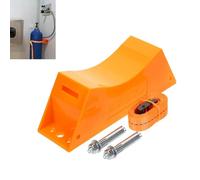 Supporto per bombola di ossigeno/supporto per bombola di ossigeno, supporto per bombola di propano in plastica da parete, supporto per bombola di ossigeno in ABS per laboratorio e garage (6 pezzi)