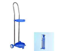 Supporto per Bombola di Ossigeno Supporto per Ossigeno Portatile Carrello Trasportatore, Rack per Stoccaggio Gas con Ruote, Carrello per Bombola Di Ossigeno Medicale, Risparmia Fatica Multifunzione Su