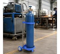 Supporto per Bombola Gas Carrello Manuale A Cilindro Singolo,