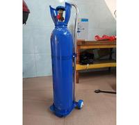 Supporto per Bombola Gas Carrello Portatile Per Bombole Di Propano Con Ruote, Supporto Per Bombole Di Ossigeno Push-pull Per Uso Domestico E Commerciale, Carrello Robusto Per Bombole Di Azoto(8 pack)