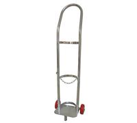 Supporto per Bombola Gas Supporto per bombola di gas in acciaio inossidabile, carrello leggero per bombole di ossigeno per il trasporto, carrello concentratore di CO2(22x18x110cm/8.7x7.1x43.3in)