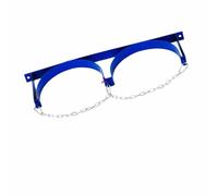 Supporto per bombole di ossigeno a parete, supporto per bombole di gas, organizer per bombole di ossigeno con viti, per scuola/ospedale/fabbrica(65cm(2Bottles))