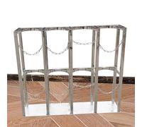 Supporto per bombole di ossigeno, Supporto e carrello for bombole di ossigeno con montaggio a pavimento in acciaio inossidabile 304, diverse dimensioni(Length 86cm (33.8in))