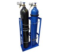Supporto per bombole di ossigeno, Supporto for bombola di gas (34-97) x 30 x 100 cm for officina, camper, pavimento, parete(24cm/9.4in-60x30x100cm/23.6x11)