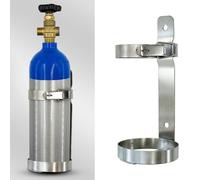 Supporto per bombole di ossigeno, Supporto for bombola di gas in acciaio inossidabile, montaggio a parete, diverse dimensioni(Diameter 11.5cm(4 1/2"))