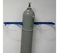 Supporto per bombole di ossigeno, Supporto for bombola di ossigeno in metallo con catena, diametro 9,8 pollici, diverse misure for 40 litri(5pcs,L-95cm(37 3/8"))
