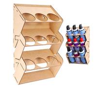 Supporto per bombolette spray da parete, 41,9 x 25,4 cm, organizer per bombolette spray per 9 bombolette spray per bombolette di vernice, organizer per officine, d'arte e garage