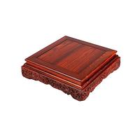 Supporto Per Bonsai Base for vaso in legno Espositore quadrato in legno massello Bonsai Statua di Buddha in vaso Base for ornamento in pietra Decorazione for ufficio domestico Base In Legno(B)