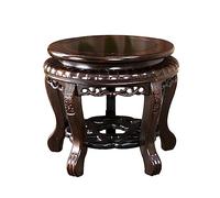 Supporto Per Bonsai Base for vaso in legno rotondo Base for bonsai in legno massello Bonsai Espositore for interni Soggiorno for interni Base for ornamento for acquario di piante verdi Base In Legno