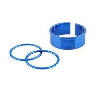 Supporto per borraccia per bicicletta, manicotto riduttore, adattatore per anello inferiore da 24 a 22 mm (blu)