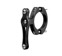 Supporto per borraccia per bicicletta, morsetto per manubrio, supporto per reggisella, forcella anteriore, tubo del telaio, nero