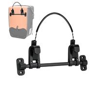 Supporto per borsa da bicicletta con a sgancio rapido in lega | Staffa per portapacchi in alluminio da 27 x 5,5 cm, per binari da 8-16 mm; clip a sgancio rapido per convertire borse e borse