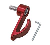 Supporto per borsa per casco da moto in alluminio CNC, supporto a foro singolo, gancio regolabile per il trasporto di caschi, ingranaggi e accessori, si adatta a vite a specchio o qualsiasi posizione