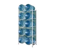 Supporto per bottiglie d'acqua resistente impilabile per refrigeratori d'acqua da 5 galloni Supporto per dispenser d'acqua a doppia fila per uso domestico e ufficio