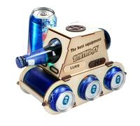 Supporto per bottiglie di birra a forma di veicolo | Base antiscivolo, supporto salvaspazio per lattine di birra, decorazioni da tavola per cantina, sala degustazione, casa, bar