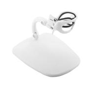 Supporto per bottiglie e clip regolabili | Supporto per unghie sicuro per una facile verniciatura | Ideale per principianti, donne, appassionati di bellezza e sessioni di manicure a casa, bianco, vedi