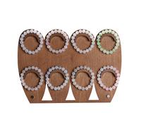 Supporto per braccialetti in legno, portaoggetti per cassettiera, vetrina,