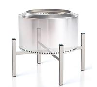 Supporto per braciere da 38,1 a 68,6 cm, base regolabile retrattile, supporto per braciere Solo Stove Bonfire Ranger Yukon, robusto acciaio inossidabile, facile da installare, solleva il braciere,