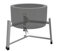 Supporto per braciere, supporto per falò,Base per braciere in acciaio inossidabile - Attrezzature per cucinare falò, utensili per caminetti da esterno, per bracieri da esterno